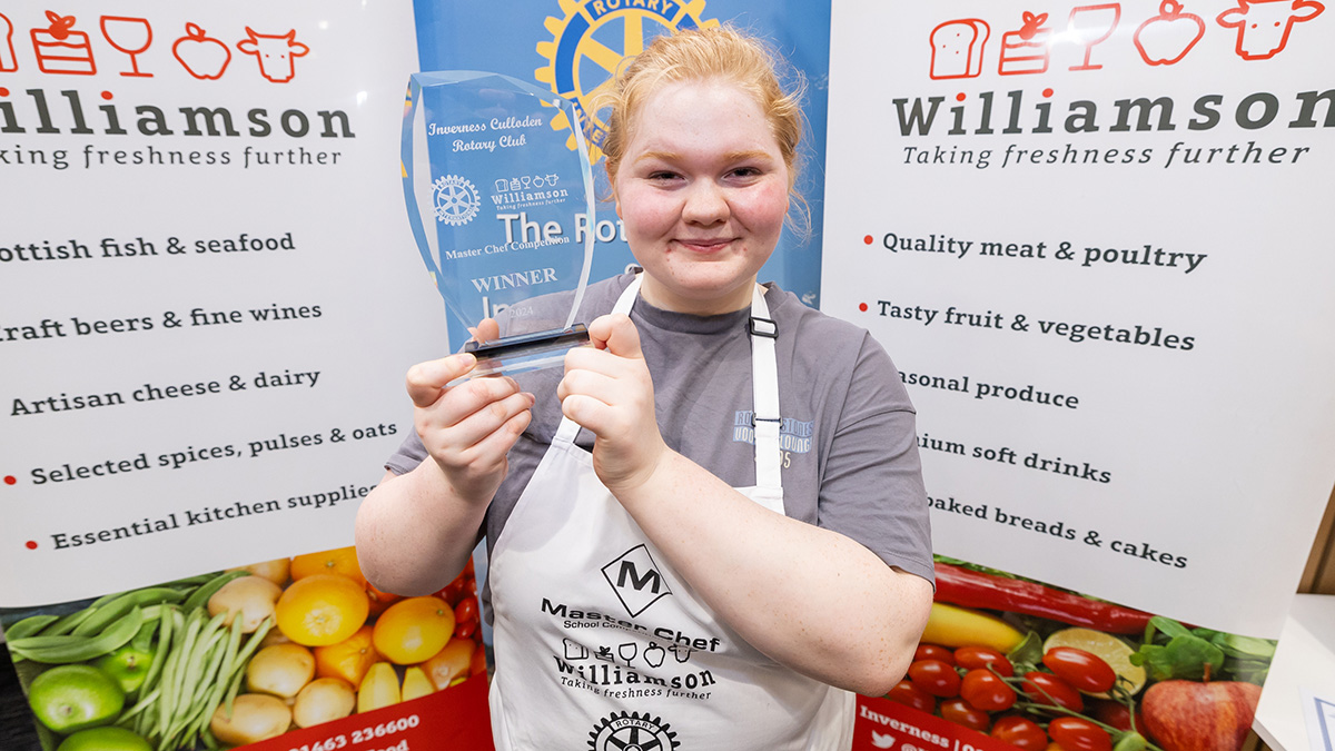 Winner of schools cooking competition crowned at UHI Inverness