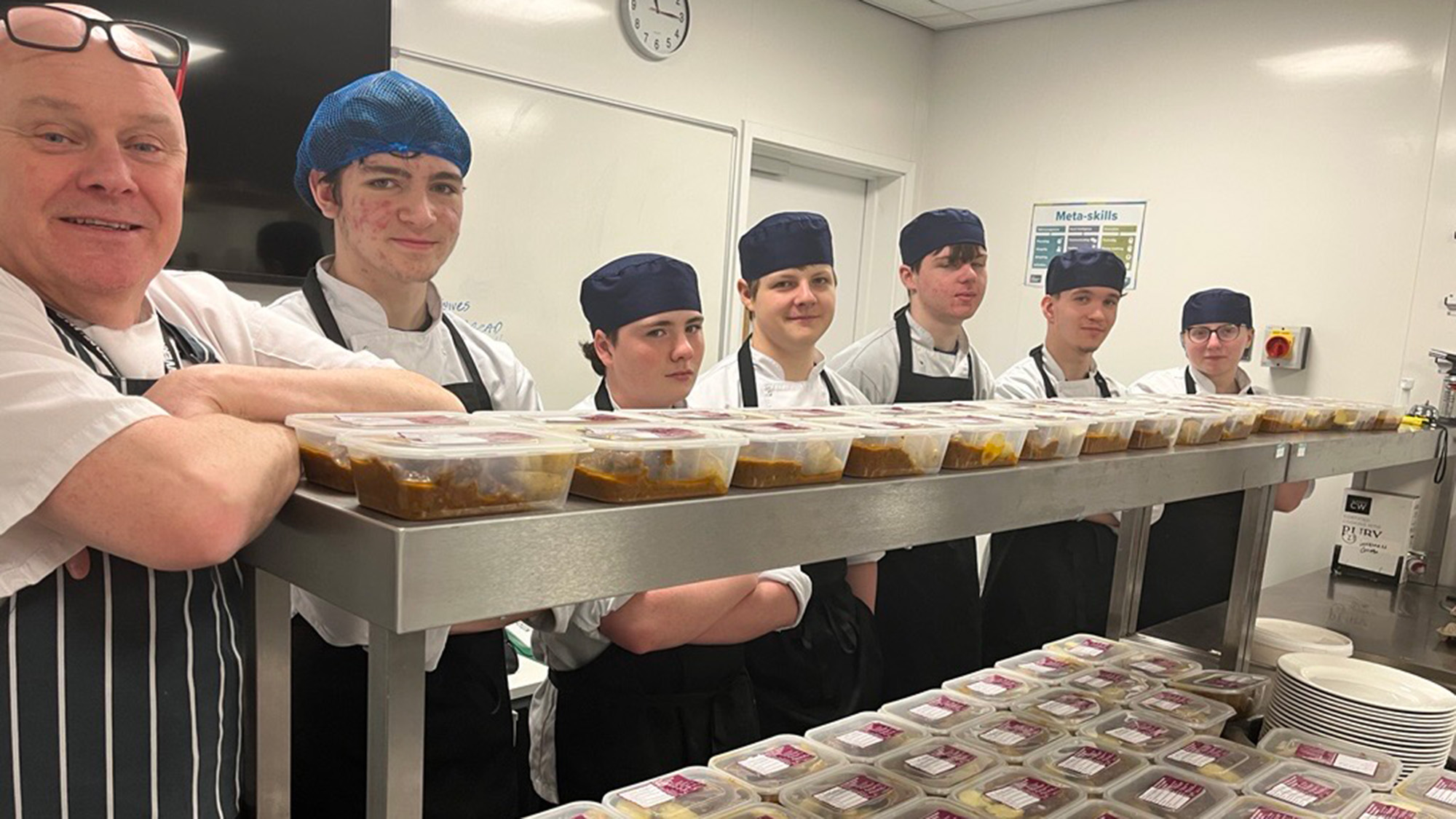 Three thousand meals and counting – UHI Inverness students continue to cook up food for families in need