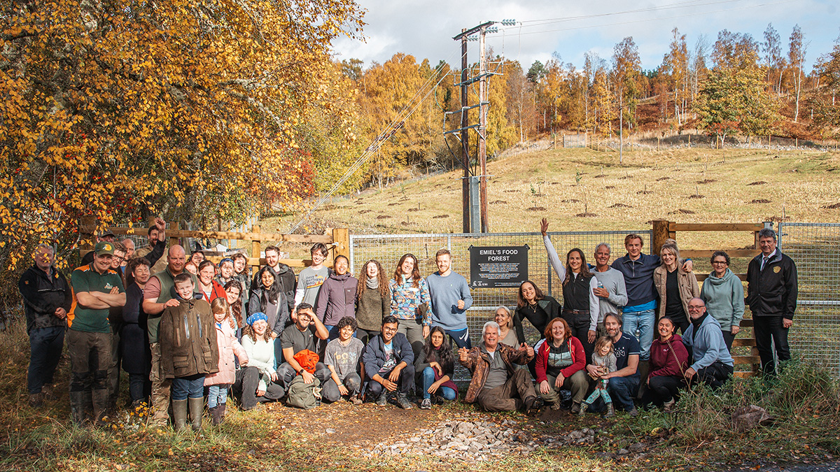 Pioneering community food forest takes root with planting of first phase