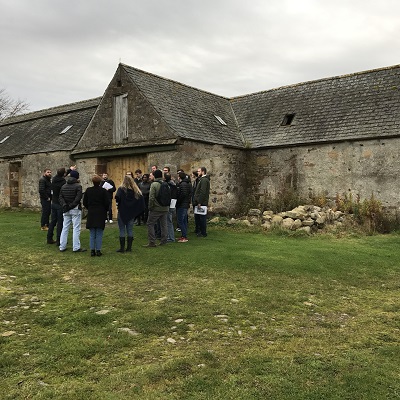 Architectural Technology students on a site visit