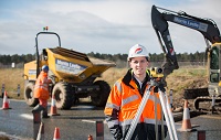 Civil engineering graduate apprentice Tommy McCleghan