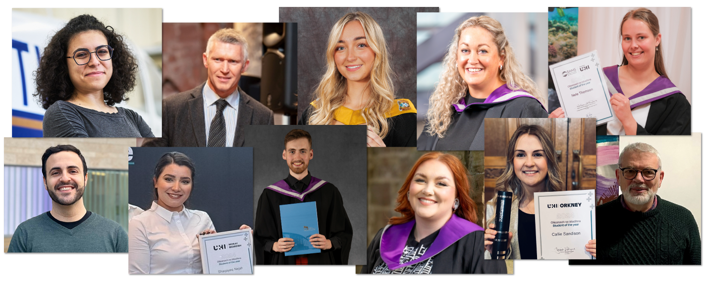 UHI celebrates inspirational students of the year across the partnership