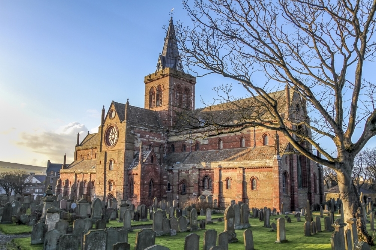 St Magnus Cathedral, Kirkwall, Orkney. Photo by Sigurd Towrie.